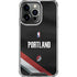 NBA Portland Trail Blazers Jersey iPhone 16 Pro Max Clear Case
